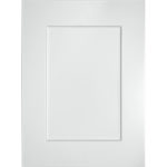 WHITE SHAKER STYLE FLAT PANEL