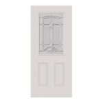 1/2 LITE WITH Colonial PRIVACY GLASS