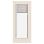 Full Lite Clear Low E with Mini Blinds